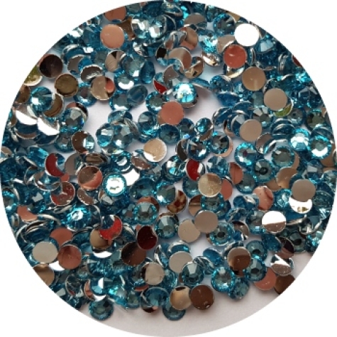 Acryl-Strasssteine rund Ø 4 mm, hellblau - ca. 200 Stück